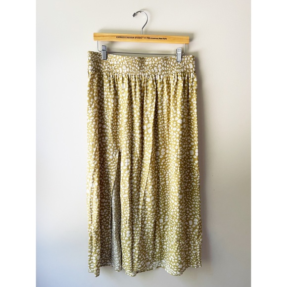 Show Me Your Mumu Bristow Spotted Desert Cheetah Midi Skirt Slit High Waist XL - Picture 6 of 8